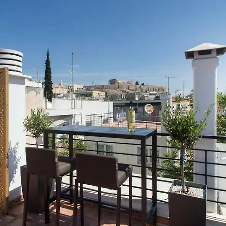 102m² - Roof Garden With Acropolis View Appartement Athene